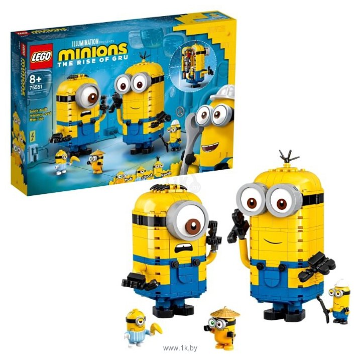 Фотографии LEGO Minions 75551 Фигурки миньонов и их дом