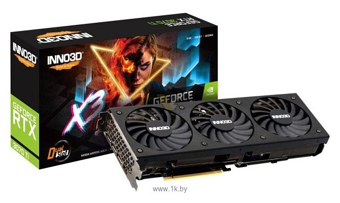 Фотографии INNO3D GeForce RTX 3070 Ti X3 OC 8GB (N307T3-086XX-1820VA45)