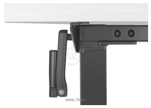 Фотографии ErgoSmart Manual Desk Compact 1360x800x36 мм (дуб мореный/черный)