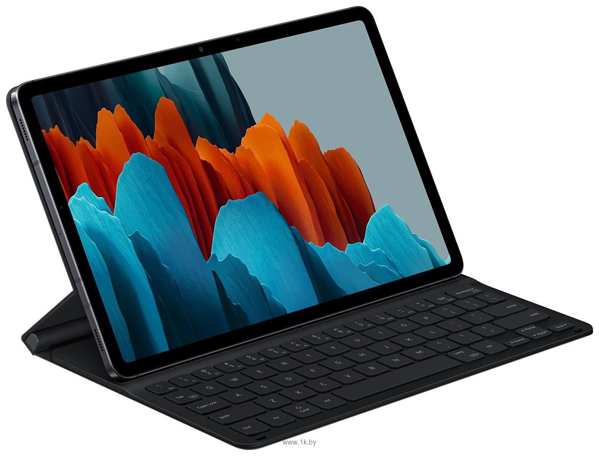 Фотографии Samsung Book Cover Keyboard Slim для Samsung Galaxy Tab S7 (черный)