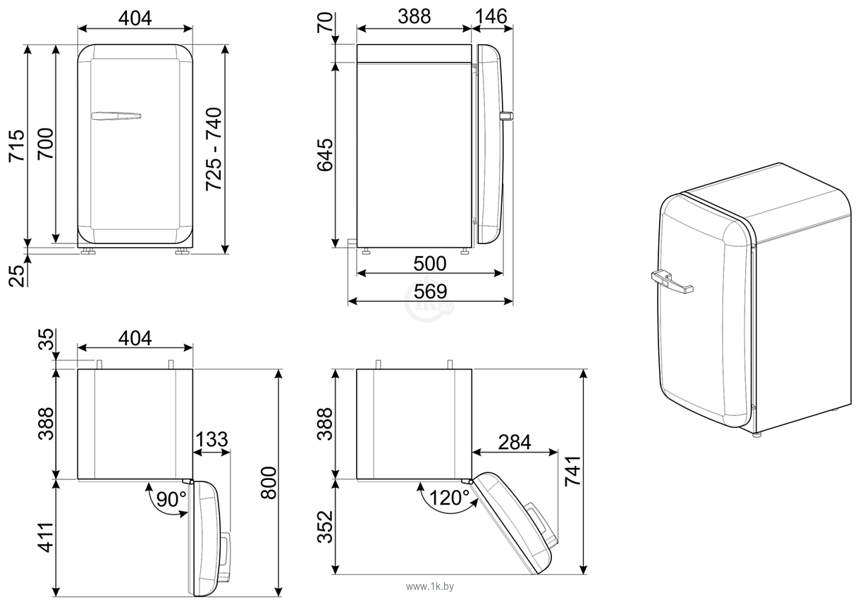 Фотографии Smeg FAB5RPB5