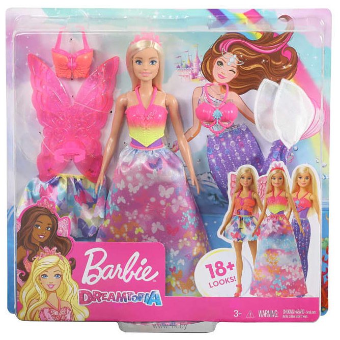 Фотографии Barbie Dreamtopia Dress Up Gift Set GJK40