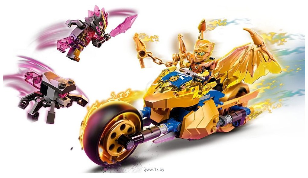 Фотографии LEGO Ninjago 71768 Мотоцикл Джея Золотой Дракон
