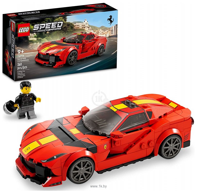 Фотографии LEGO Speed Champions 76914 Спорткар Ferrari 812 Competizione