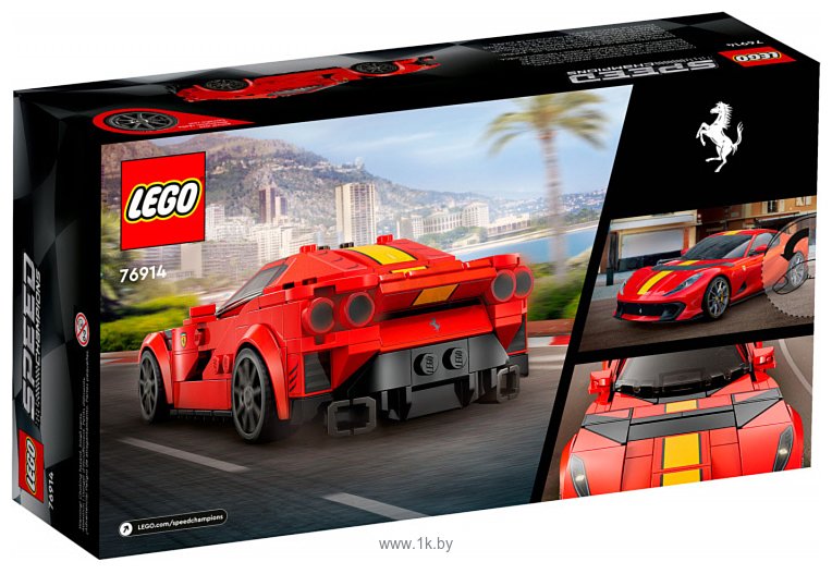 Фотографии LEGO Speed Champions 76914 Спорткар Ferrari 812 Competizione