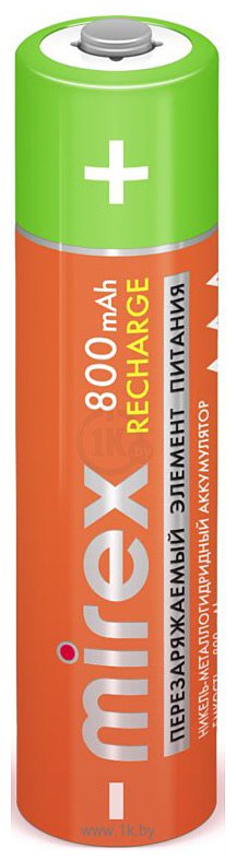 Фотографии Mirex HR03 AAA 800mAh 4 шт. (HR03-08-E4)