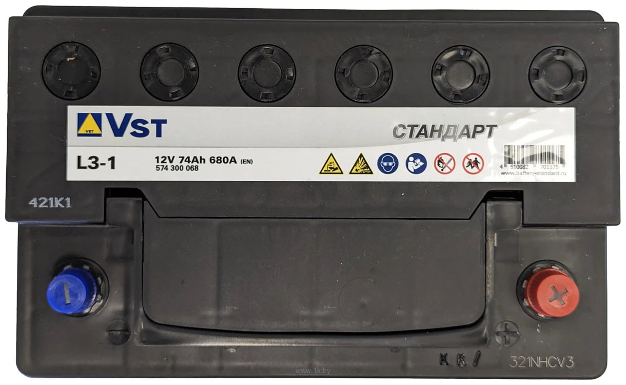 Фотографии VST Стандарт L3-1 74 R+ (74Ah)