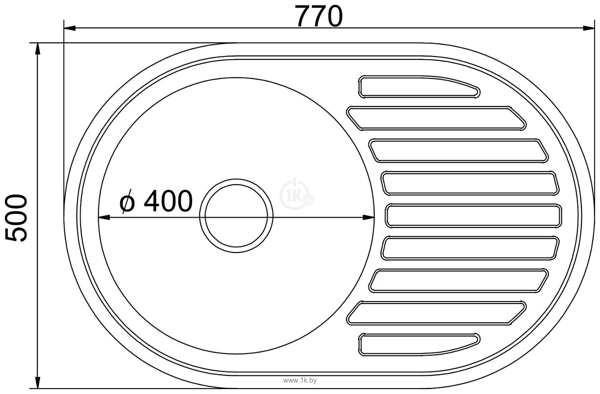 Фотографии Mixline 533708 (правая, полированная, 0.8 мм)