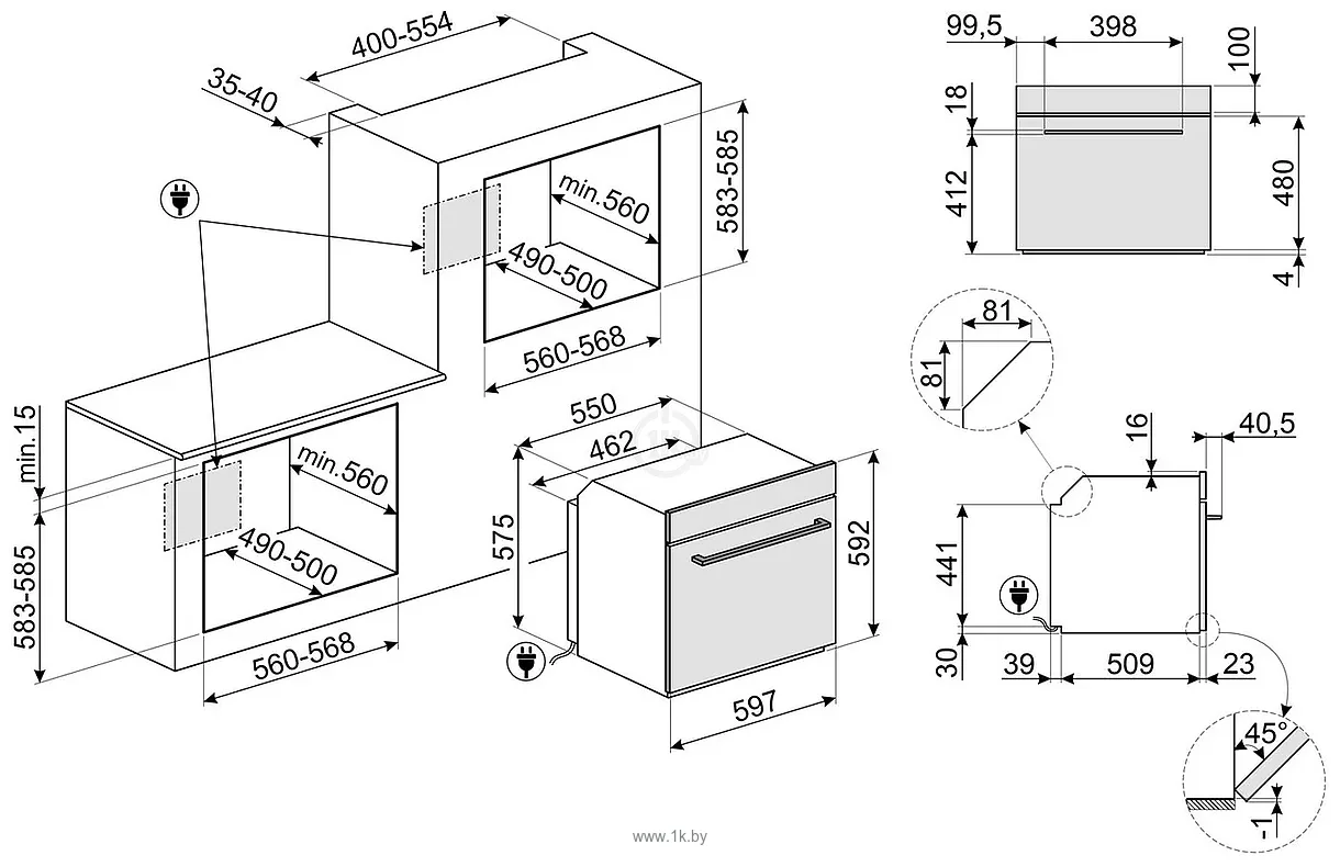 Фотографии Smeg SF6200TB