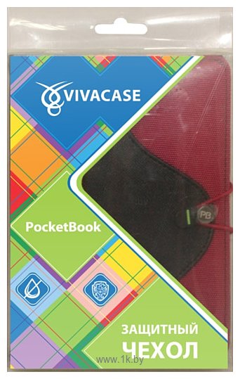 Фотографии Vivacase Touch S-style LUX для PocketBook (черно-красный) (VPB-Sf622R)