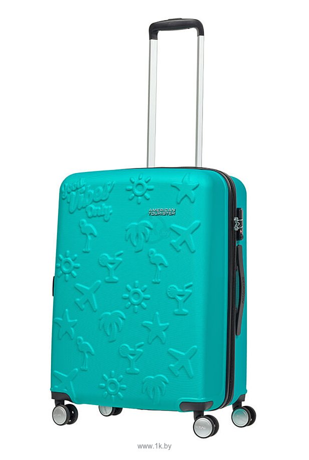 Фотографии American Tourister Good Vibes Deep Turquoise 74 см