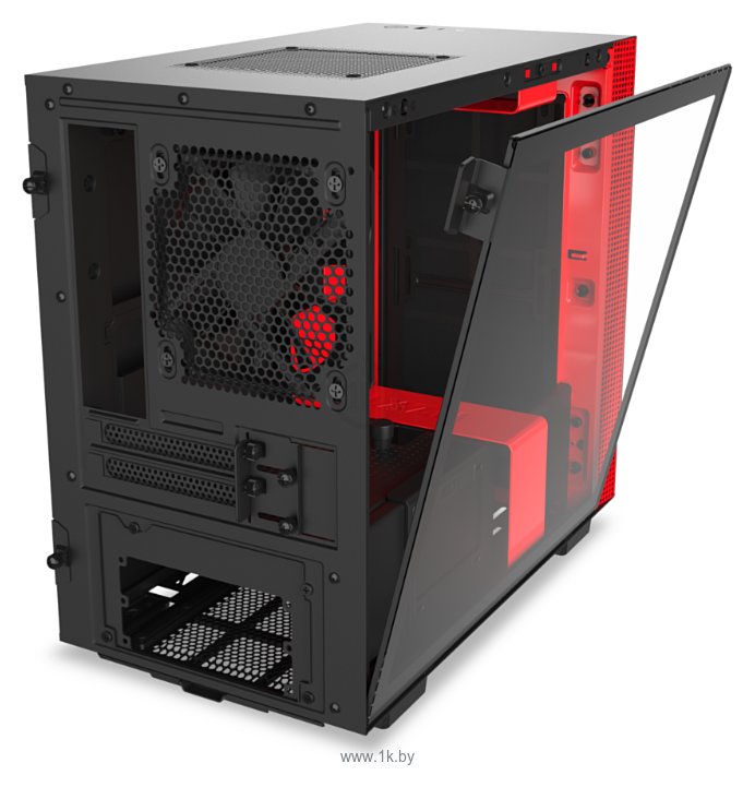 Фотографии NZXT H210 Black/red