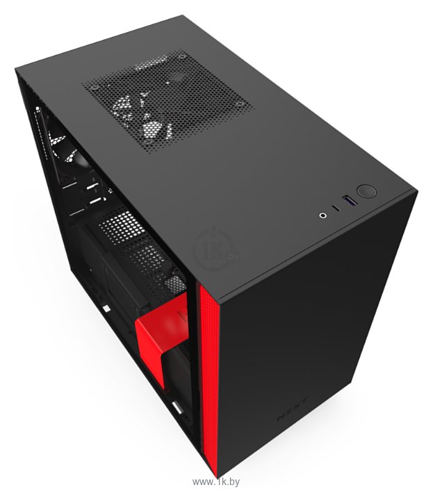 Фотографии NZXT H210 Black/red