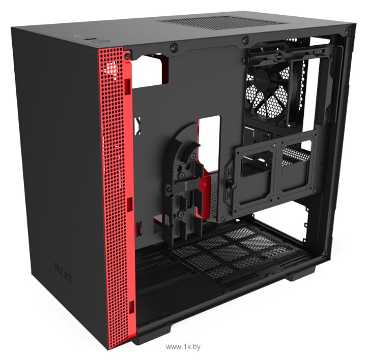 Фотографии NZXT H210 Black/red