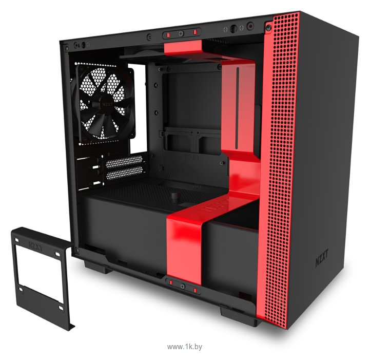 Фотографии NZXT H210 Black/red