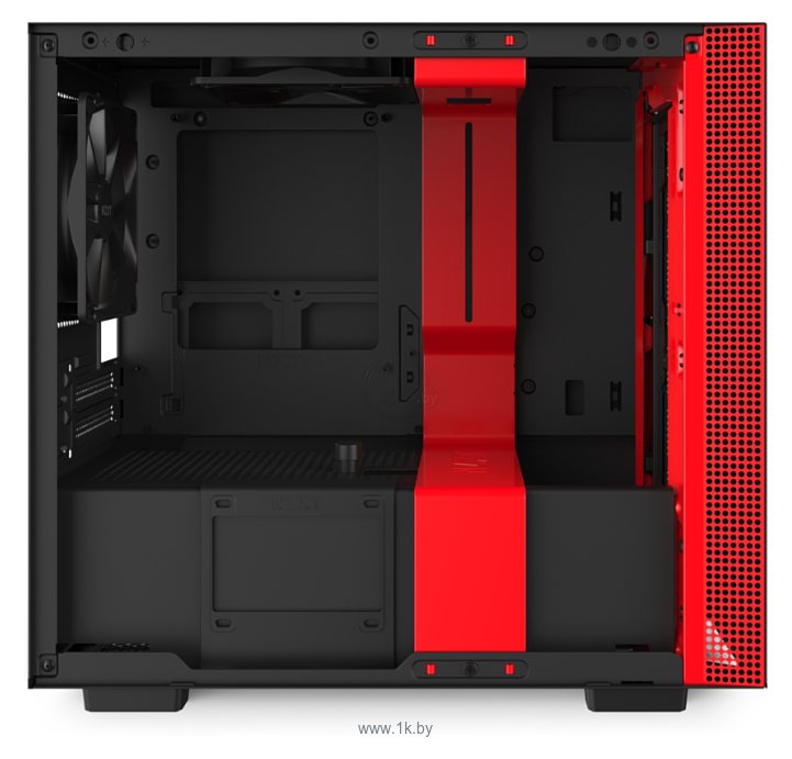 Фотографии NZXT H210 Black/red