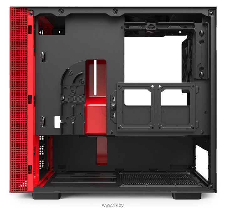 Фотографии NZXT H210 Black/red