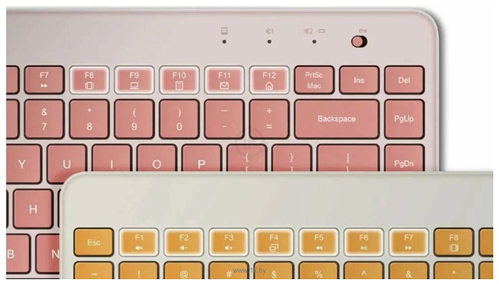 Фотографии Xiaomi Dual Mode Wireless Keyboard XMBXJP01YM pink