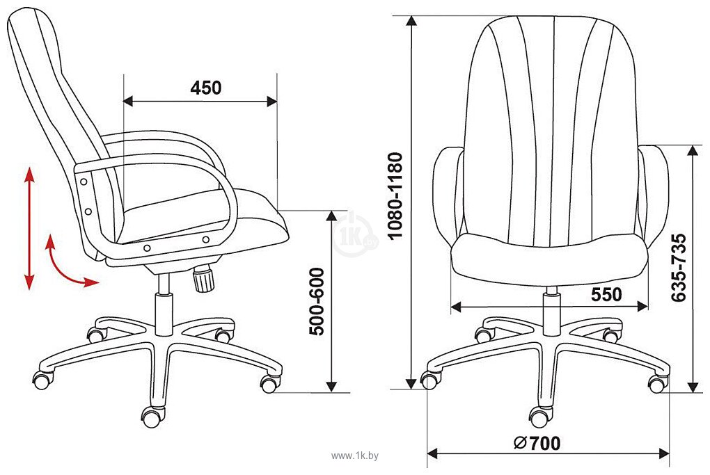 Фотографии Бюрократ T-898AXSN (серый 3C1)