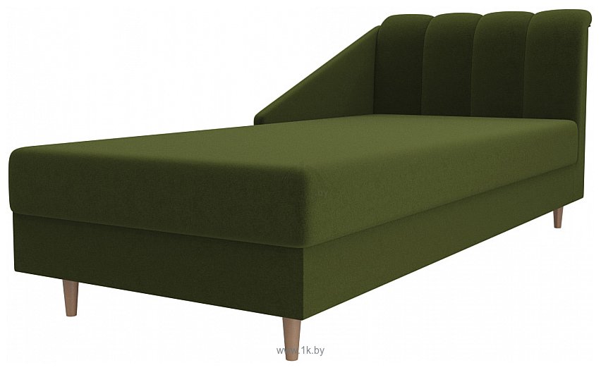 Фотографии Лига диванов Астер 104518 (правый, микровельвет, зеленый)