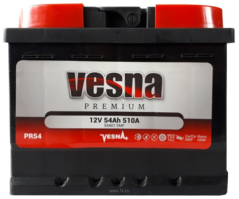 Фотографии Vesna Premium PR54 (54Ah)