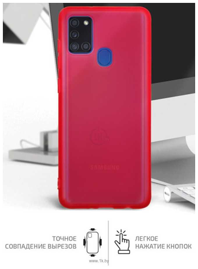 Фотографии Volare Rosso Cordy для Samsung Galaxy A21s (красный)