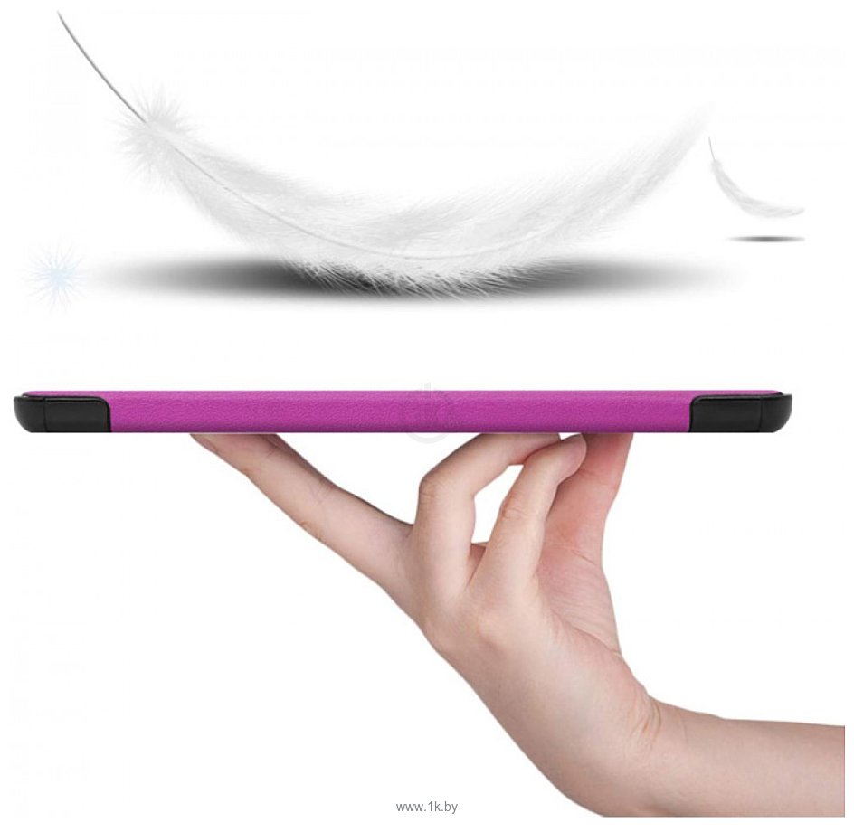 Фотографии JFK Smart Case для Samsung Galaxy Tab S7 FE 12.4" 2021 (фиолетовый)