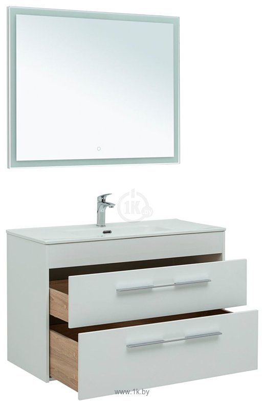 Фотографии Aquanet комплект мебели для ванной Августа 100 281160