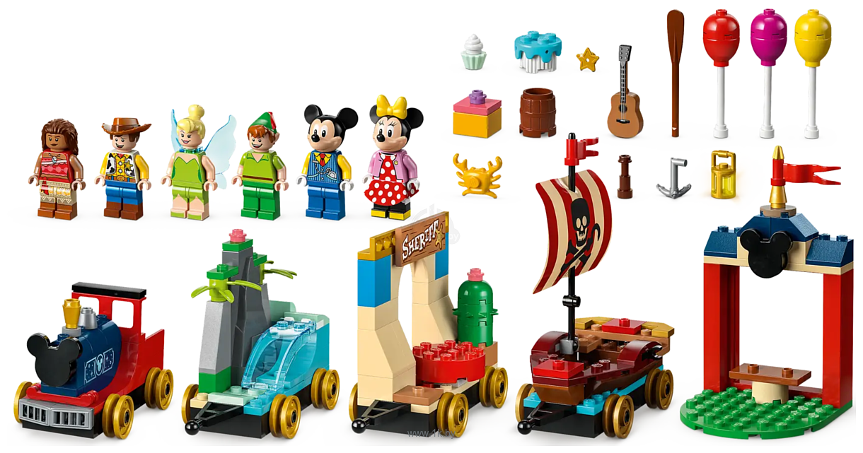 Фотографии LEGO Disney 43212 Праздничный поезд Диснея