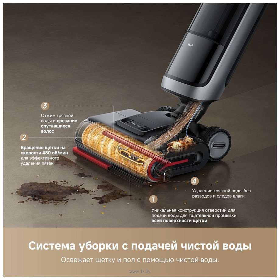 Фотографии Dreame H15 Pro Heat wet and dry Vacuum Cleaner (евровилка) Фотографии Dreame H15 Pro Heat wet and dry Vacuum Cleaner (евровилка)