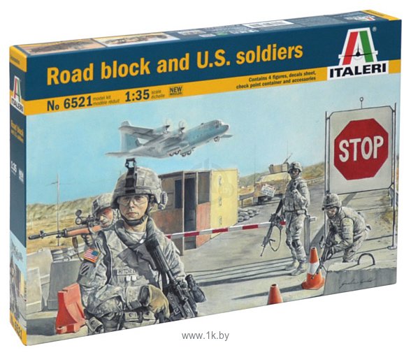 Фотографии Italeri 6521 Road Block And U.S. Soldiers