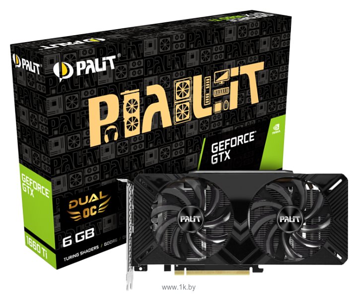 Фотографии Palit GeForce GTX 1660 Ti Dual OC 6GB GDDR6 (NE6166TS18J9-1160C)
