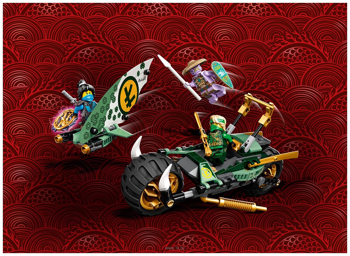 Фотографии LEGO Ninjago 71745 Мотоцикл Ллойда для джунглей