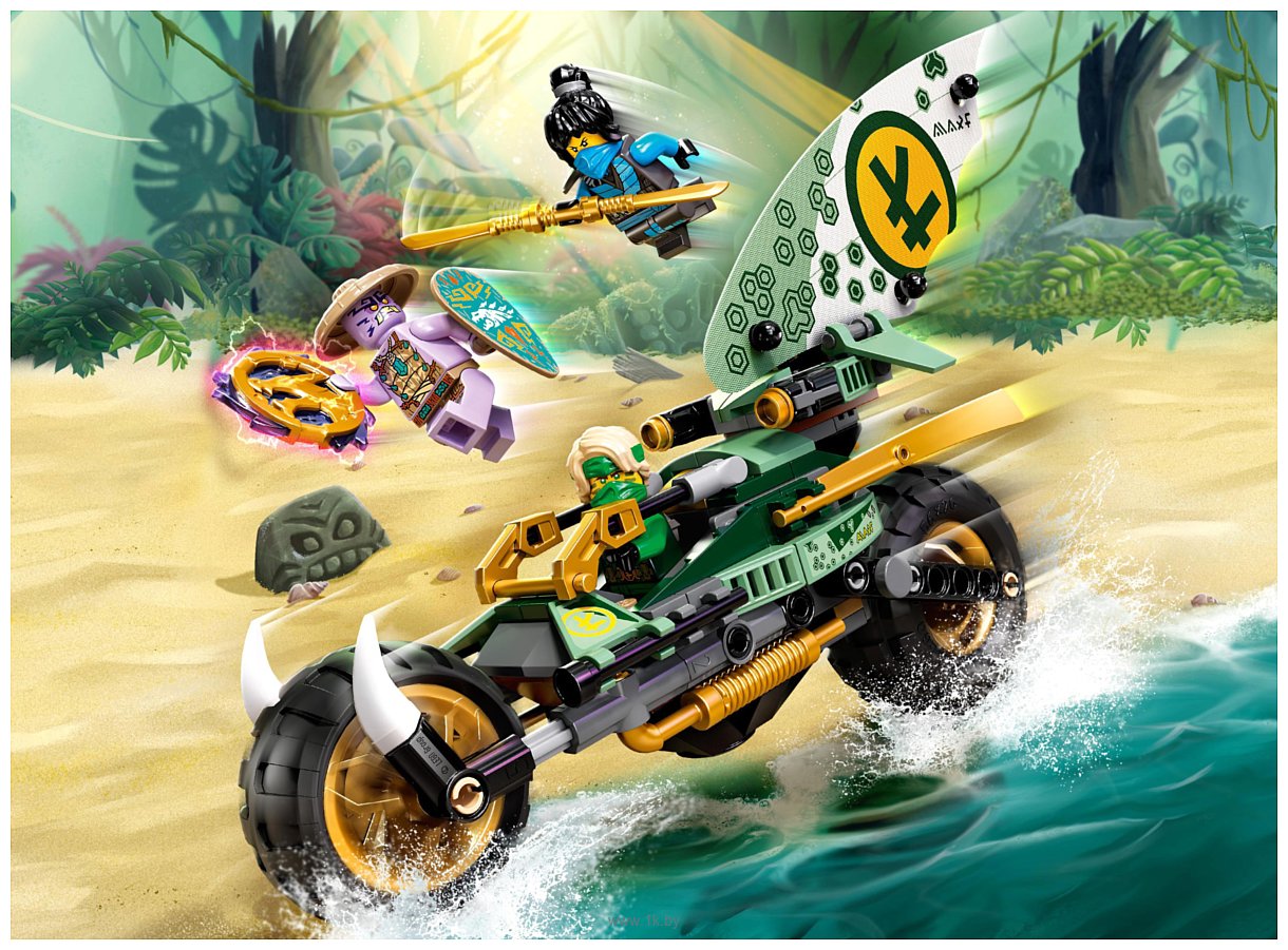 Фотографии LEGO Ninjago 71745 Мотоцикл Ллойда для джунглей