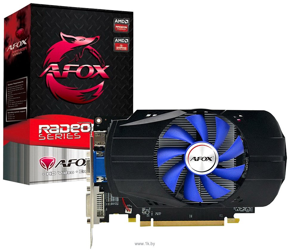 Фотографии AFOX Radeon R7 350 2GB (AFR7350-2048D5H4-V3)