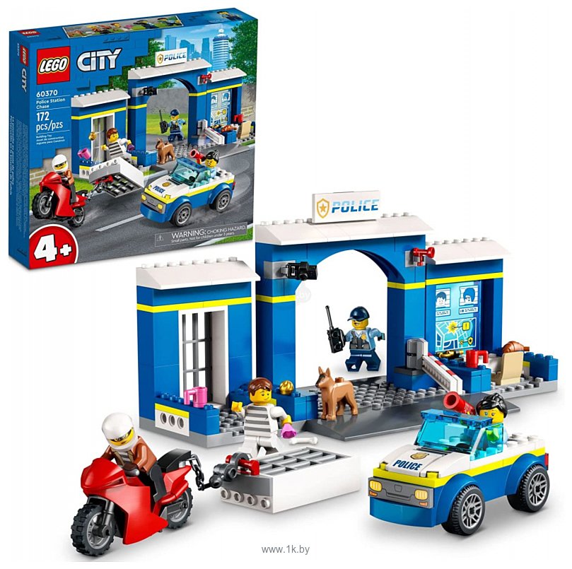 Фотографии LEGO City 60370 Погоня в полицейском участке