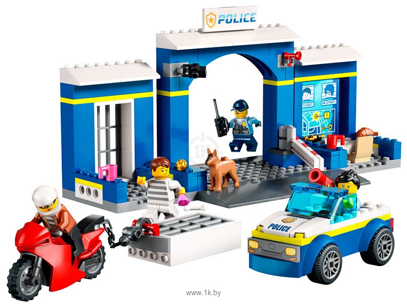 Фотографии LEGO City 60370 Погоня в полицейском участке