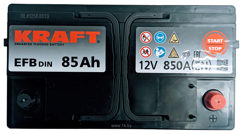 Фотографии KRAFT EFB R+ (85Ah)