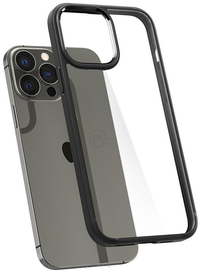 Фотографии Spigen Ultra Hybrid для iPhone 13 Pro ACS03262 (черный)