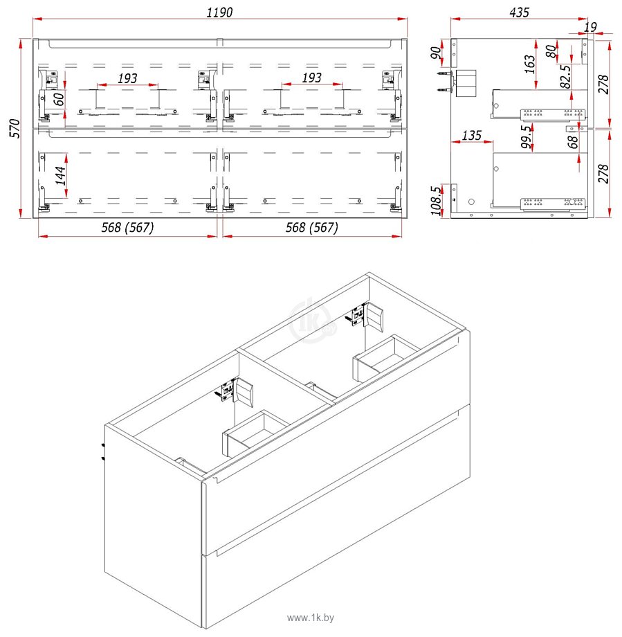 Фотографии ЗОВ Дион 120 D120LWPFM1015GKV5 (бежевый глянец)