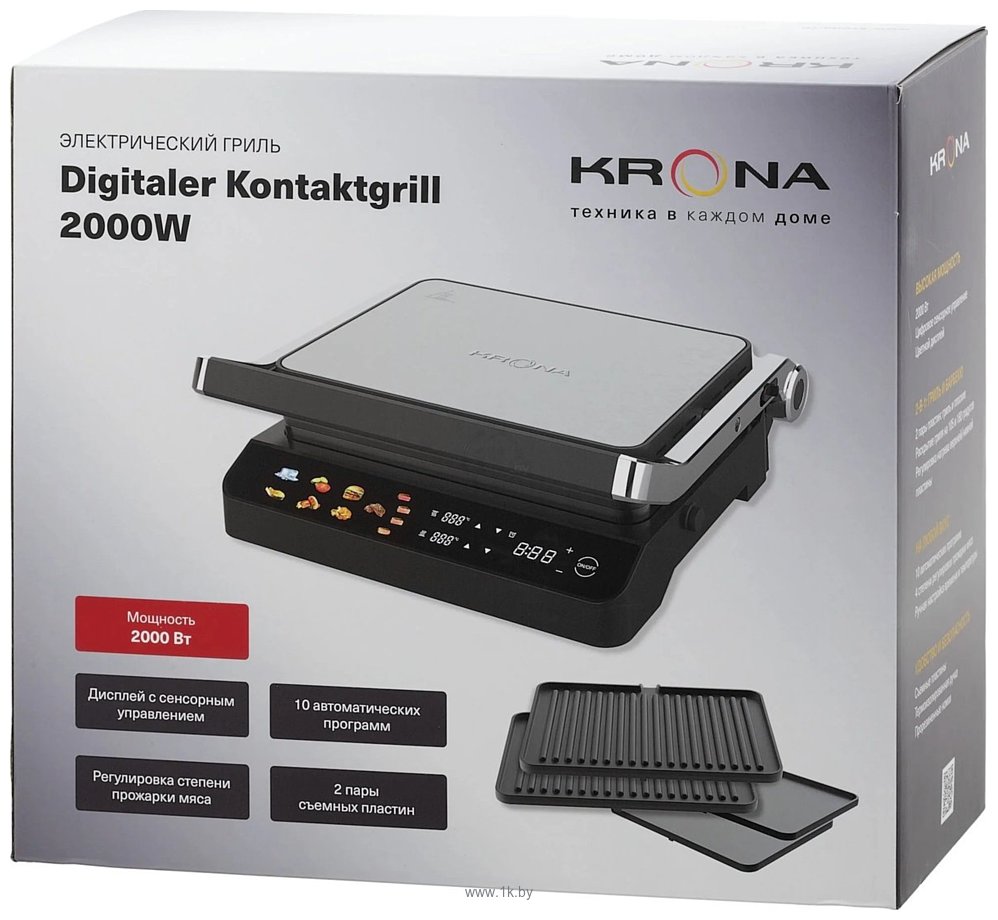 Фотографии Krona Digitaler Kontaktgrill КА-00008914