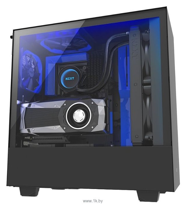 Фотографии NZXT H500i Black/blue