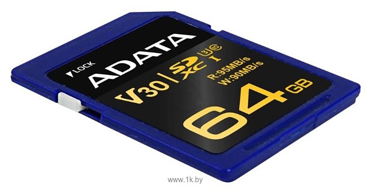 Фотографии ADATA Premier Pro SDXC UHS-I U3 V30 Class 10 (R95/W90) 64GB