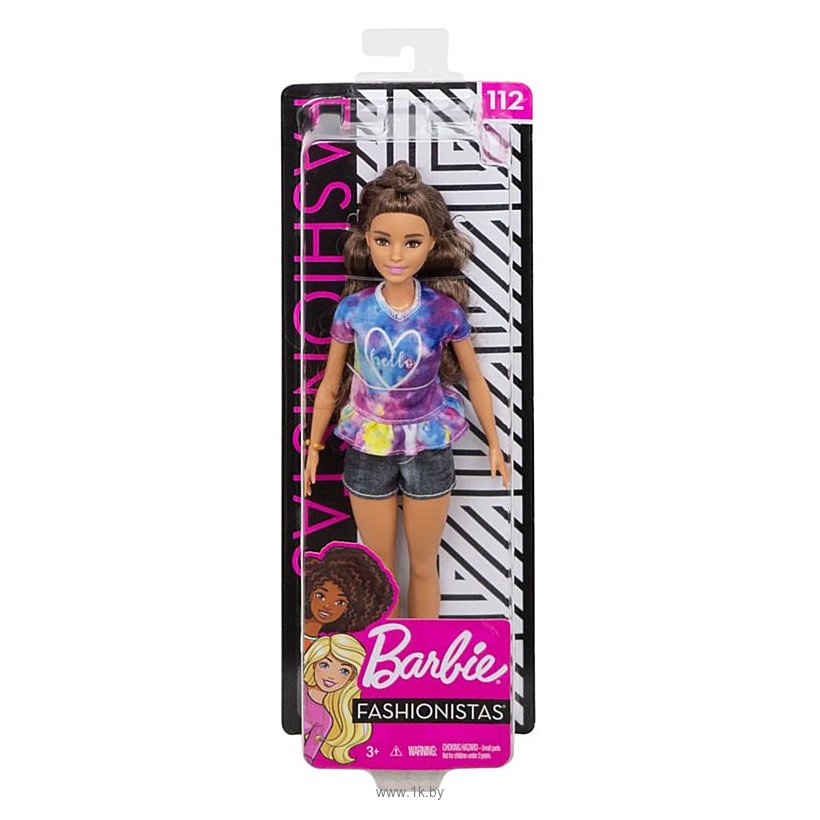 Фотографии Barbie Fashionistas Doll - Petite with Brunette Hair FYB31