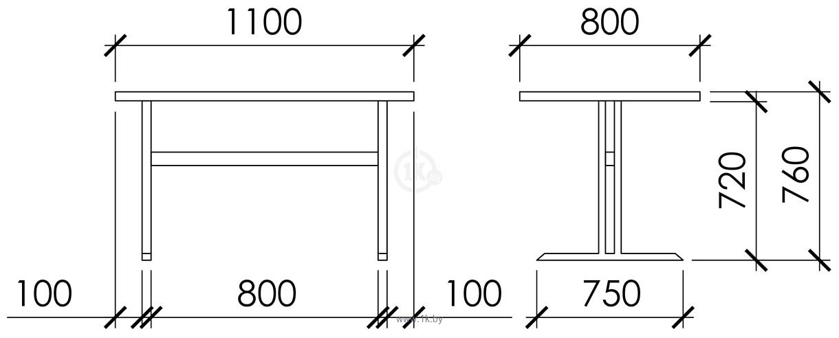 Фотографии Buro7 Двутавр 110 (с обзолом, дуб натуральный/черный)