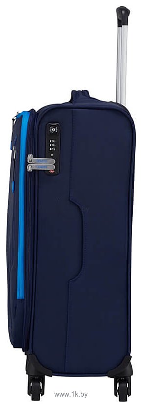 Фотографии American Tourister Lite Volt Navy Blue 55 см (4 колеса)