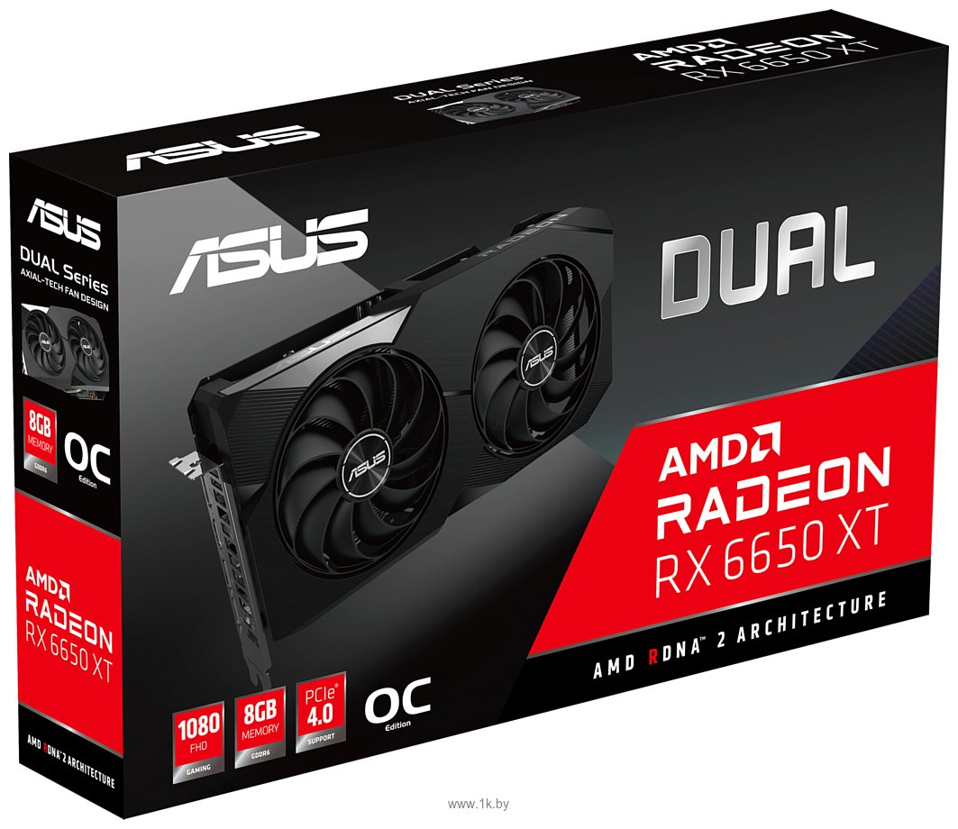 Фотографии ASUS Dual Radeon RX 6650 XT OC Edition 8GB (DUAL-RX6650XT-O8G)
