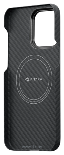 Фотографии Pitaka MagEZ Case 3 для iPhone 14 Pro (1500D twill, черный/серый)