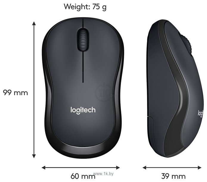 Фотографии Logitech M220 Silent 910-004895 темно-gray