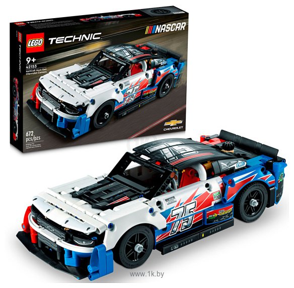 Фотографии LEGO Technic 42153 Гоночный автомобиль NASCAR Next Gen Chevrolet Camaro ZL1